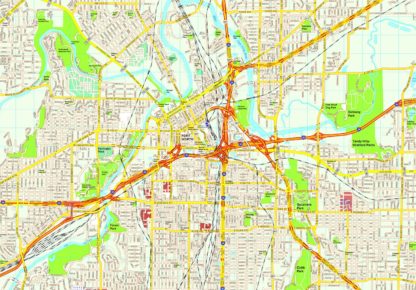 Fort Worth map