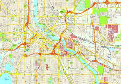 Minneapolis map