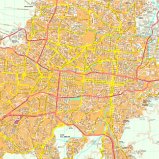 San Salvador map