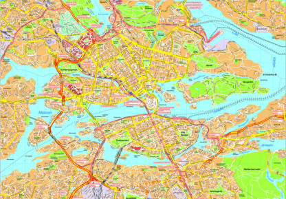 Stockholm map
