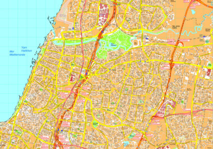 Tel aviv map