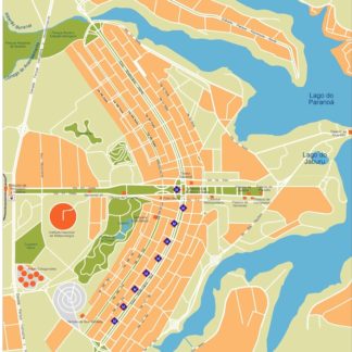 brasilia vector map
