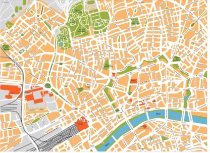 frankfurt vector map