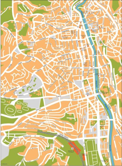 sarajevo vector map