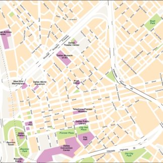 Dallas City map