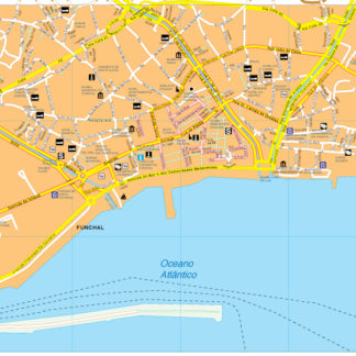 Funchal vector map