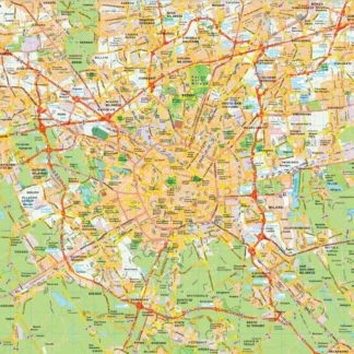 Milano mapa vectorial EPS Illustrator vector