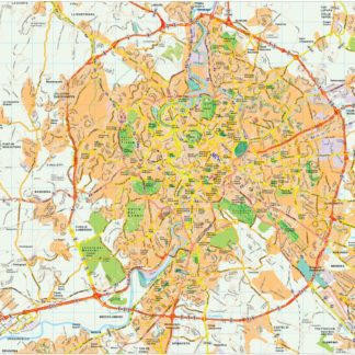 Roma mapa vectorial EPS Illustrator vector