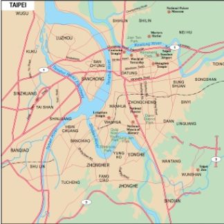 Taipei mapa digital