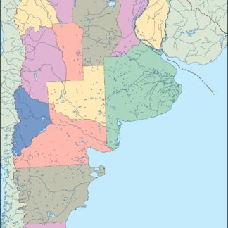 argentina mapa mudo vectorial