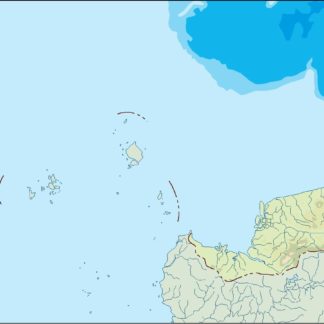 malaysia illustrator mapa físico digital