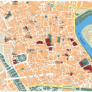 mapa cordoba vectorial en Illustrator