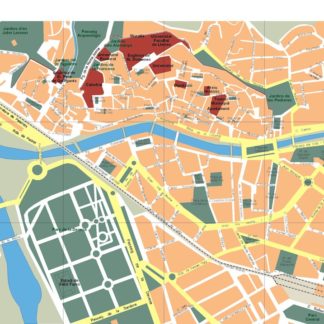 mapa girona vectorial en Illustrator