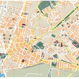 mapa huelva vectorial en Illustrator