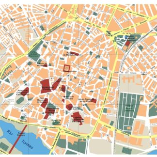 mapa salamanca vectorial en Illustrator