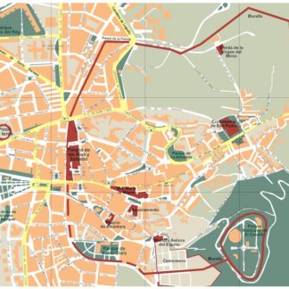 mapa soria vectorial en Illustrator