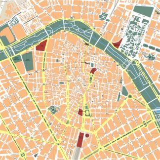 mapa valencia vectorial en Illustrator