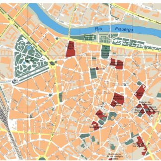 mapa valladolid vectorial en Illustrator