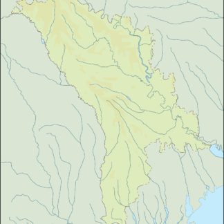 moldova illustrator mapa físico digital