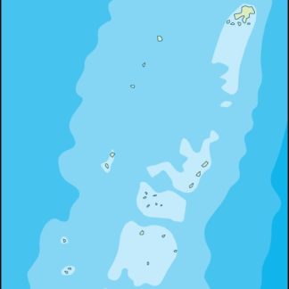 tonga illustrator mapa físico digital