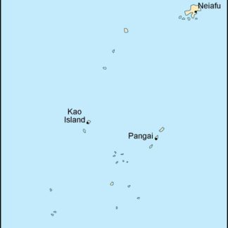 tonga mapa politico vectorial digital