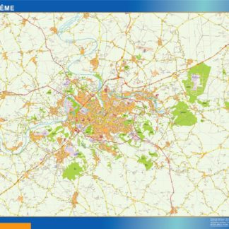 angouleme carte illustrator mapa EPS