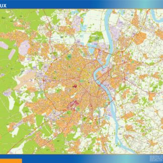 bordeaux carte illustrator mapa EPS