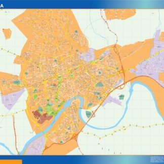 mapa vectorial cordoba illustrator EPS