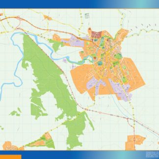 mapa vectorial cuenca illustrator EPS