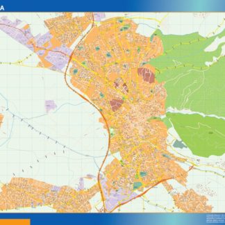 mapa vectorial granada illustrator EPS