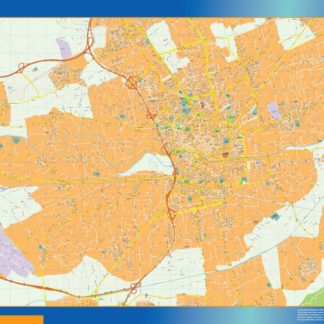 mapa vectorial murcia illustrator EPS