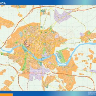 mapa vectorial salamanca illustrator EPS