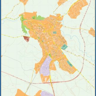 mapa vectorial segovia illustrator EPS
