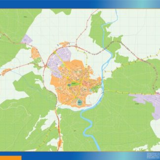 mapa vectorial soria illustrator EPS