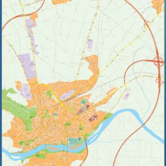 mapa vectorial zamora illustrator EPS