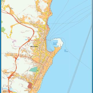 mappa eps messina illustrator