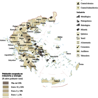 Grecia mapa economía digital