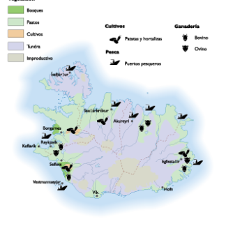 Islandia mapa agricultura digital