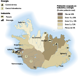 Islandia mapa economía digital