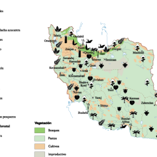Iran mapa agricultura digital