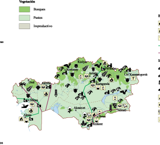 Kazajstan mapa economía digital