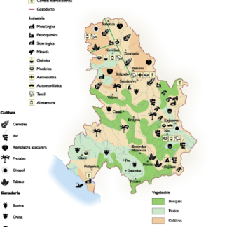 Serbia mapa economía digital
