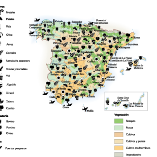 España mapa agricultura digital