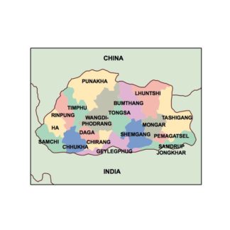 bhutan powerpoint mapa presentaciones