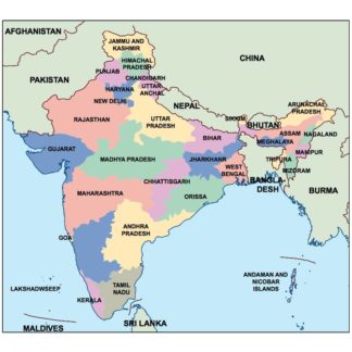india powerpoint mapa presentaciones