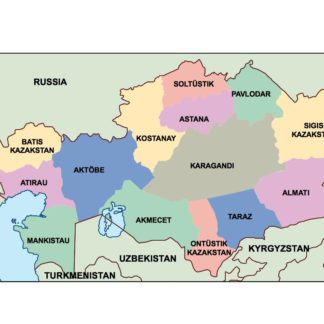 kazakhstan powerpoint mapa presentaciones