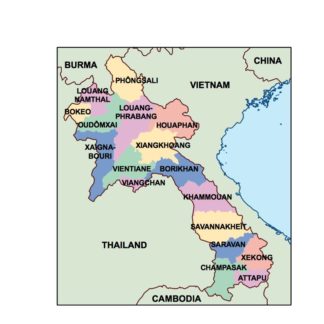 laos powerpoint mapa presentaciones