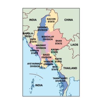 myanmar powerpoint mapa presentaciones