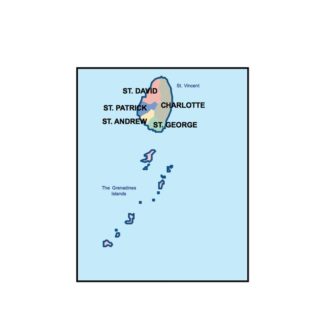 saint vincent and the grenadines powerpoint mapa presentaciones