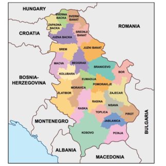 serbia powerpoint mapa presentaciones